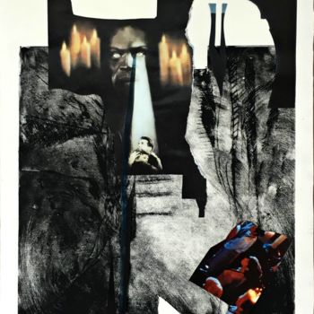 Druckgrafik mit dem Titel "Divinité Sectaire" von Bertrand Tardieu, Original-Kunstwerk, Gravur