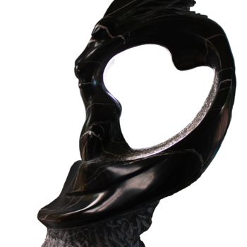 Skulptur mit dem Titel "Belle échappée" von Yvon Bescond, Original-Kunstwerk