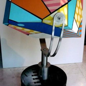 Painting titled "Color Cube" by Best Art, Original Artwork, Acrylic