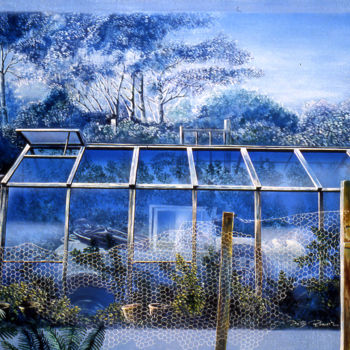 Peinture intitulée "la serre ©" par Billy Renoir, Œuvre d'art originale, Acrylique