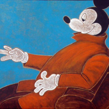 Pintura titulada "comme au cinéma ©" por Billy Renoir, Obra de arte original, Acrílico