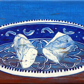 绘画 标题为“les morceaux de pai…” 由Billy Renoir, 原创艺术品, 丙烯