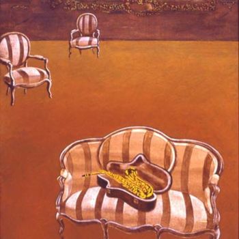 Peinture intitulée "Good bye Charlie 2 ©" par Billy Renoir, Œuvre d'art originale, Acrylique