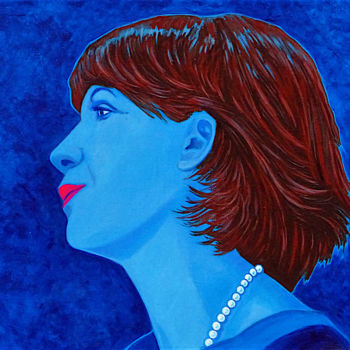 Malerei mit dem Titel "hommage à Félix Lab…" von Billy Renoir, Original-Kunstwerk, Acryl