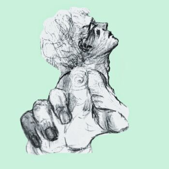 Artes digitais intitulada "Touching" por Beth Kelni, Obras de arte originais, Trabalho Digital 2D