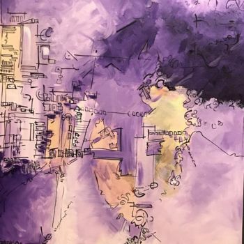 Painting titled "Tempo" by Beth Sallai, Original Artwork, Acrylic