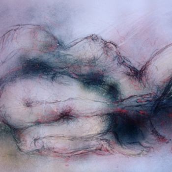 Pintura intitulada "a nudez crua da ver…" por Elisabete Da'Silva, Obras de arte originais, Óleo