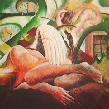 Peinture intitulée "Sunshine Lovers II" par Elisabete Da'Silva, Œuvre d'art originale