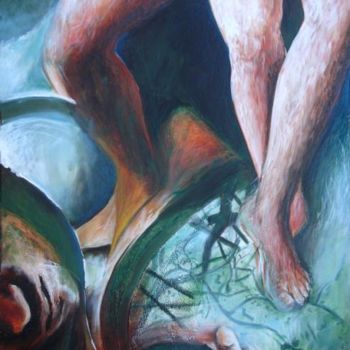 Pintura intitulada "Transmutação Interi…" por Elisabete Da'Silva, Obras de arte originais