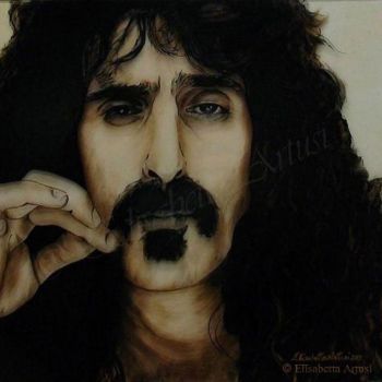 Pintura intitulada "Mr Zappa" por Betta Artusi Art, Obras de arte originais