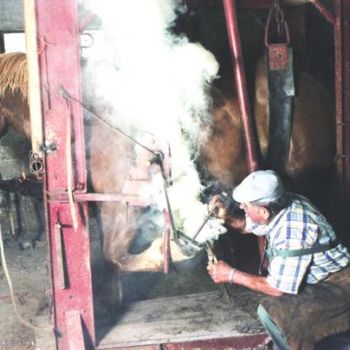 "Le maréchal ferrant" başlıklı Fotoğraf Michel Bettendroffer tarafından, Orijinal sanat