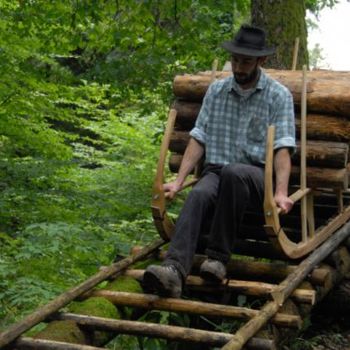 Fotografia zatytułowany „LE SCHLITTAGE” autorstwa Michel Bettendroffer, Oryginalna praca