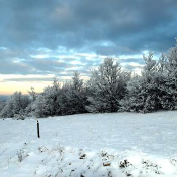 Фотография под названием "paysage de neige" - Michel Bettendroffer, Подлинное произведение искусства