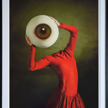 Photographie intitulée "Avoir l'œil 02/20" par Bettina Dupont, Œuvre d'art originale, Photographie manipulée