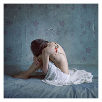 "Trauma 1/3" başlıklı Fotoğraf Bettina Dupont tarafından, Orijinal sanat, Fotoşoplu fotoğrafçılık