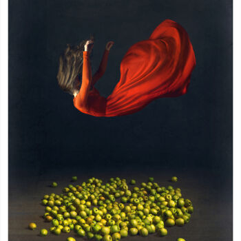 Fotografie mit dem Titel "Tomber dans les pom…" von Bettina Dupont, Original-Kunstwerk, Digitale Fotografie