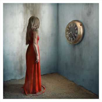 Photographie intitulée "Le bruit de l'horlo…" par Bettina Dupont, Œuvre d'art originale, Photographie numérique