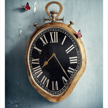 Fotografia zatytułowany „Le temps vu par Dal…” autorstwa Bettina Dupont, Oryginalna praca, Fotografia cyfrowa