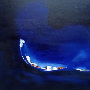 Картина под названием "L' aube claire" - Betty-M, Подлинное произведение искусства, Масло
