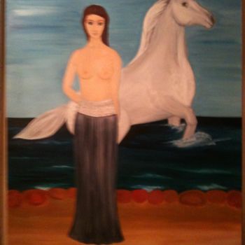 Картина под названием "002.jpg le cheval e…" - Betty Mellaerts, Подлинное произведение искусства