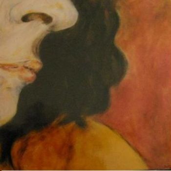 Картина под названием "Visage" - Betty Cohen, Подлинное произведение искусства