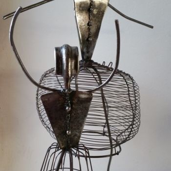 Sculpture titled "Sculpture " Les dan…" by Béatrice Choury, Original Artwork, Metals