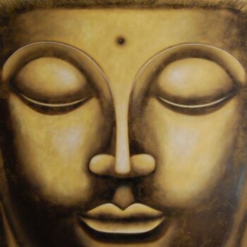 Artesanato intitulada "Bouddha.jpg" por Beuz Art, Obras de arte originais