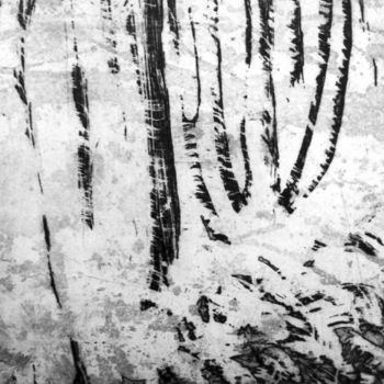 Σχέδιο με τίτλο ""Les arbres de Font…" από Abol, Αυθεντικά έργα τέχνης