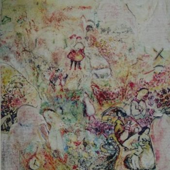 Painting titled ""Paysages  imaginai…" by Abol, Original Artwork