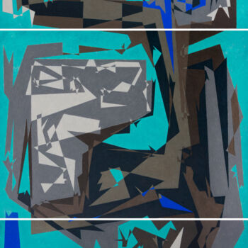 Malarstwo zatytułowany „Isola (triptych)” autorstwa Natalia Bezpalchenko, Oryginalna praca, Akryl Zamontowany na Drewniana r…