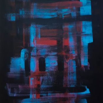 Peinture intitulée "Abstract #1" par Baptiste Gamus, Œuvre d'art originale, Acrylique