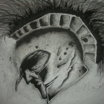Dibujo titulada "СПАРТА" por Bruno Kaufelds, Obra de arte original, Tinta