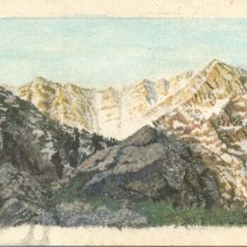 Painting titled "Above Triund" by Bhagvati Nath, Original Artwork, Other