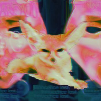 Digitale Kunst getiteld "Foxism" door Bh, Origineel Kunstwerk, Collages