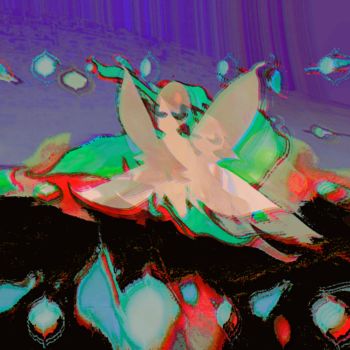Arte digitale intitolato "moth like me" da Bh, Opera d'arte originale, Pittura digitale