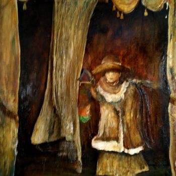 Pittura intitolato "La jumelle." da Robert Blanchette, Opera d'arte originale, Olio