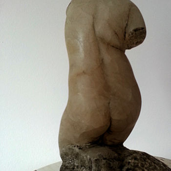 Sculpture titled "une Aphrodite" by Anna Bova, Original Artwork, Stone