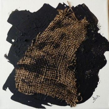 Картина под названием "Marée noire 5" - Brigitte Bibard-Guillon, Подлинное произведение искусства, Масло