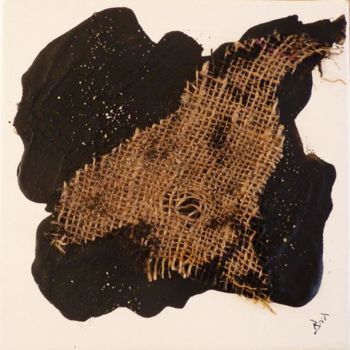 Pintura intitulada "Marée noire 9" por Brigitte Bibard-Guillon, Obras de arte originais, Óleo