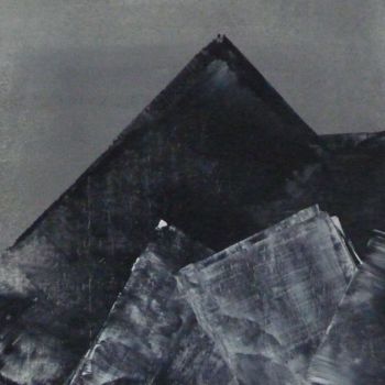 绘画 标题为“composition en noir…” 由Brigitte Bibard-Guillon, 原创艺术品, 丙烯