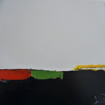 Peinture intitulée "carré blanc 1" par Brigitte Bibard-Guillon, Œuvre d'art originale, Acrylique