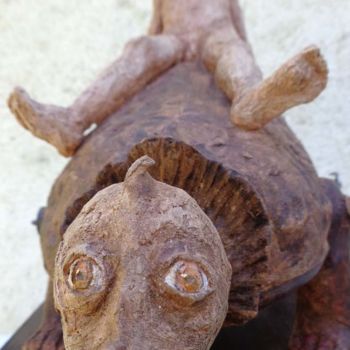 Rzeźba zatytułowany „le dinotorien” autorstwa Bibi Blanchet, Oryginalna praca, Technika mieszana