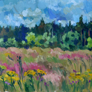 Pintura intitulada "summer" por Nataliya Novozhilova, Obras de arte originais, Óleo