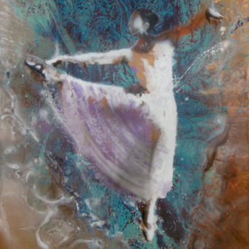 Pintura titulada "Danseuse" por Ludovic Riaute, Obra de arte original