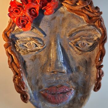 Scultura intitolato "Medusa" da Bilge Dogrucuoglu, Opera d'arte originale, Ceramica