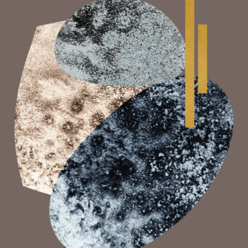 Arts numériques intitulée "Abstract Geometric…" par Bilge Paksoylu, Œuvre d'art originale, Peinture numérique