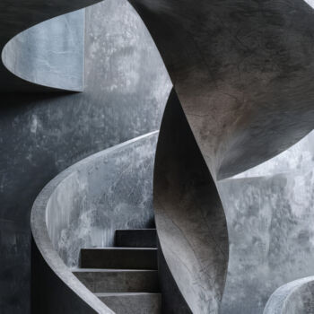 Arts numériques intitulée "Geometric Architect…" par Bilge Paksoylu, Œuvre d'art originale, Image générée par l'IA