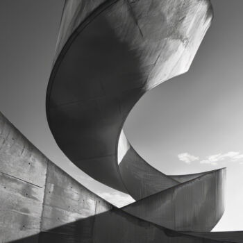 Digital Arts titled "Geometric Architect…" by Bilge Paksoylu, Original Artwork, AI generated image
