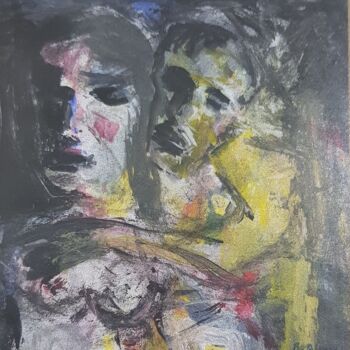 Malerei mit dem Titel "Pasion" von Bilgehan Altinoglu, Original-Kunstwerk, Acryl