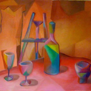 Peinture intitulée "Cheers" par Billur Maral, Œuvre d'art originale